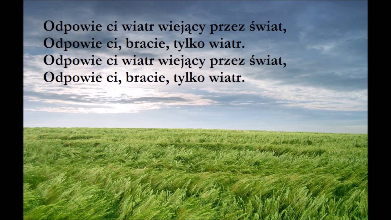 Eleni - Odpowie Ci Wiatr - YouTube Ja Nie Chce Biec Pod Wiatr Tekst