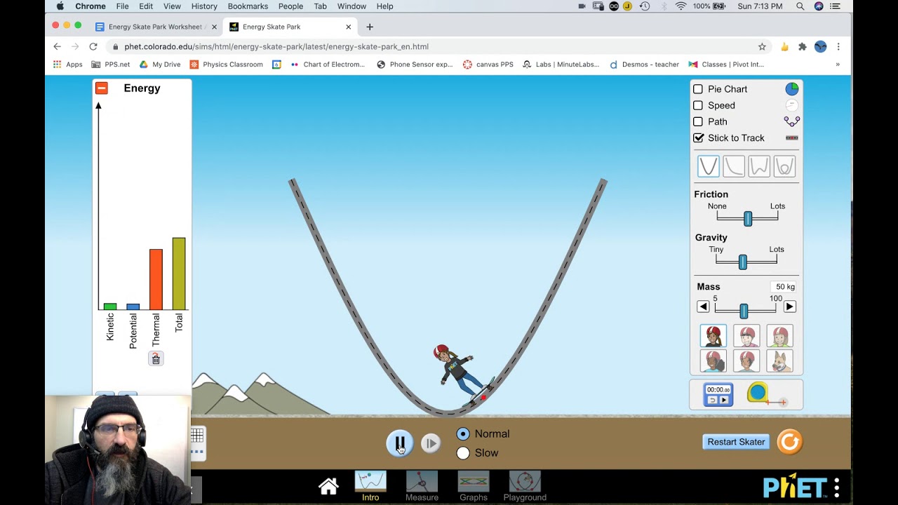 Energy Skate Park answer key - YouTube Energy Skate Park Simulation Conservation Of Energy Answer Key