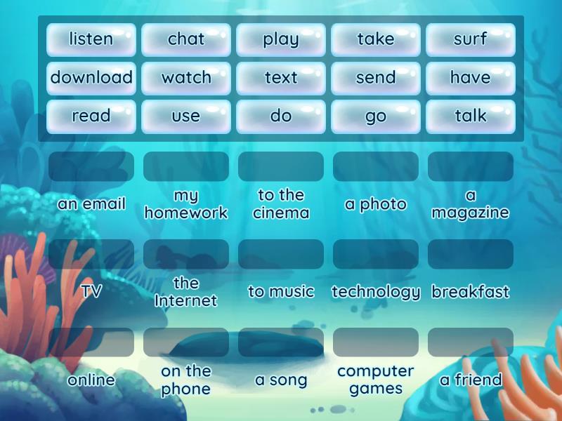 English Class A1+ unit 3 Using vocabulary and extra - Match up English Class A1 Unit 3