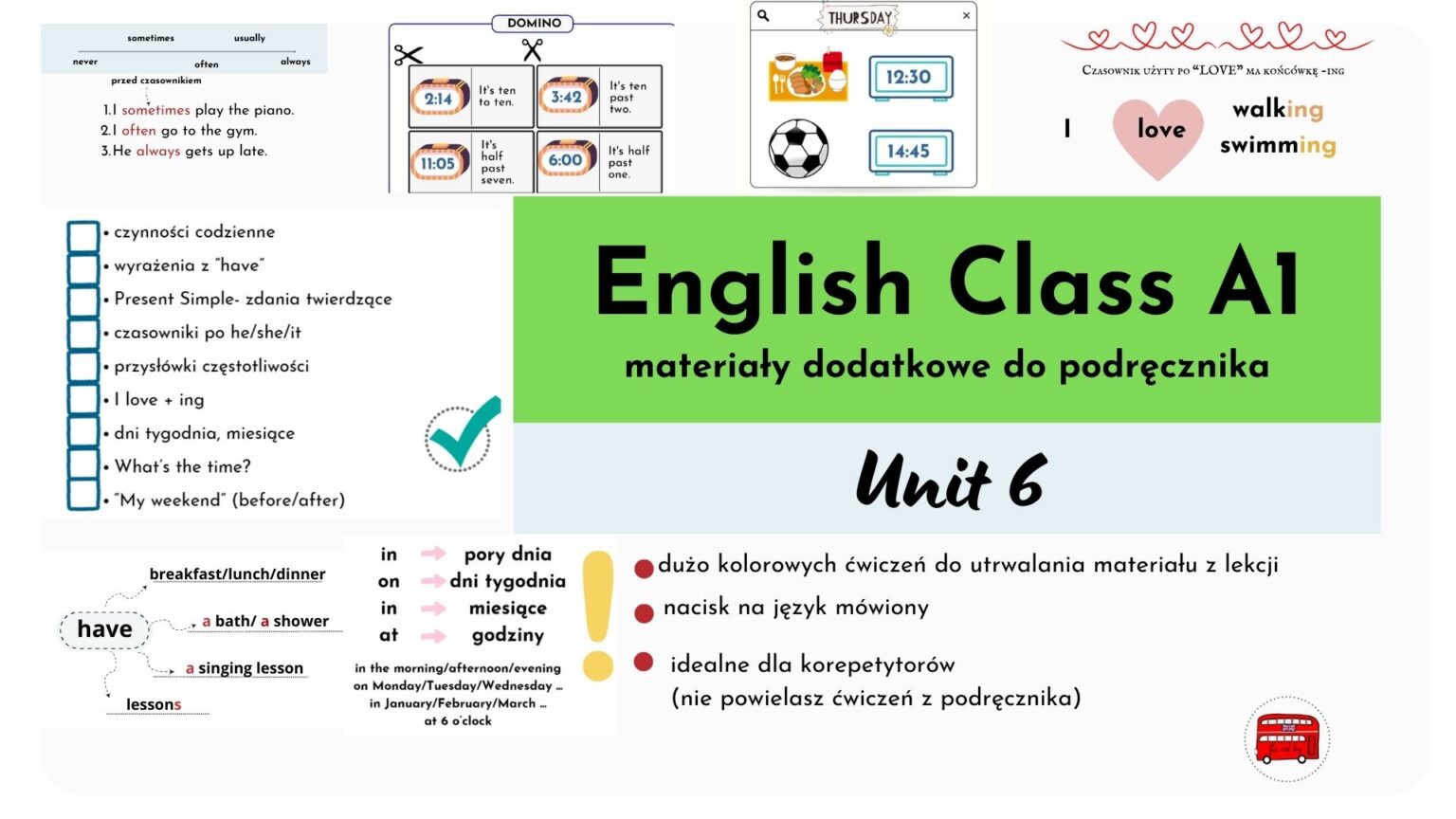 English Class A1 Testy Klasa 6 Unit 6