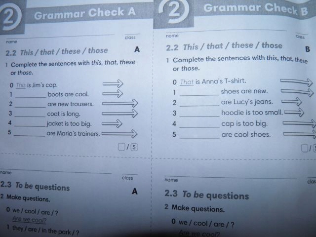 English Class A1.TESTY,SKILLSY,odpowiedzi! - 7858454732 - oficjalne Class A1 Unit 5