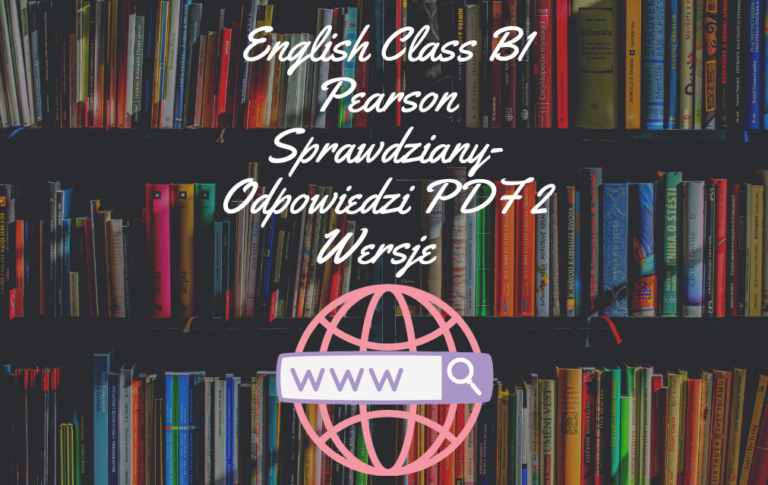 English Class B1 Testy Pdf