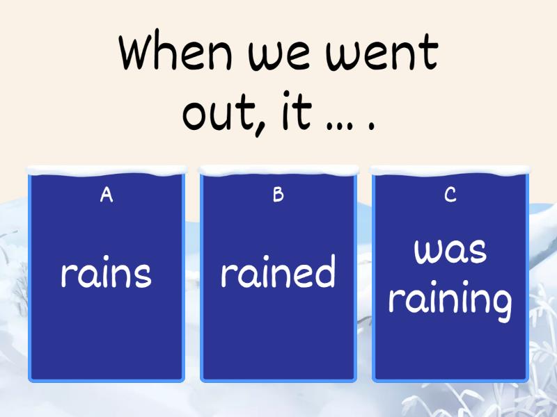 EO2 unit 3 grammar Past Simple / Past Continuous - Quiz Past Simple Past Continuous Quiz