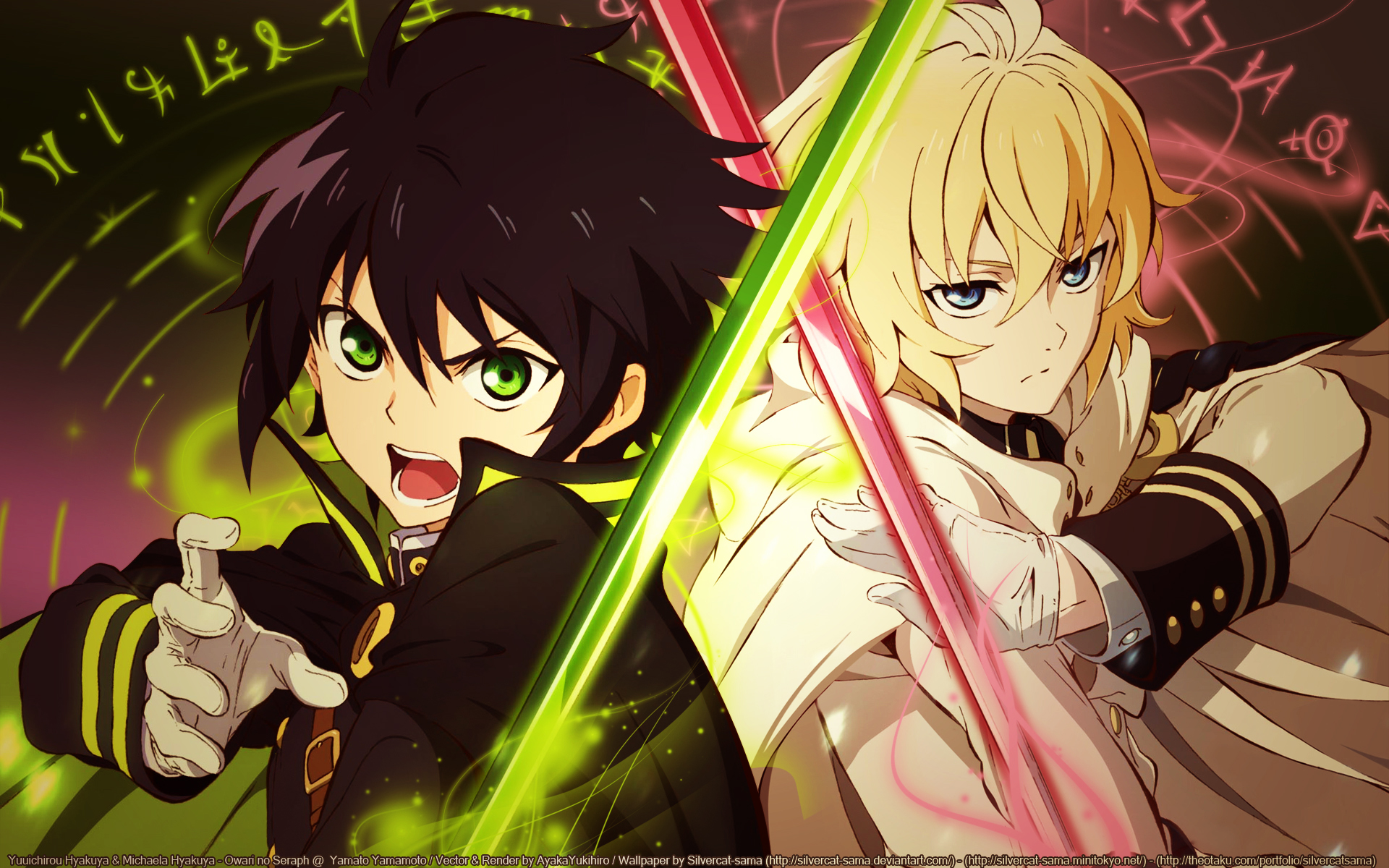 Epic Showdown: Seraph of the End HD Wallpaper Seraph Of The End Odc 1