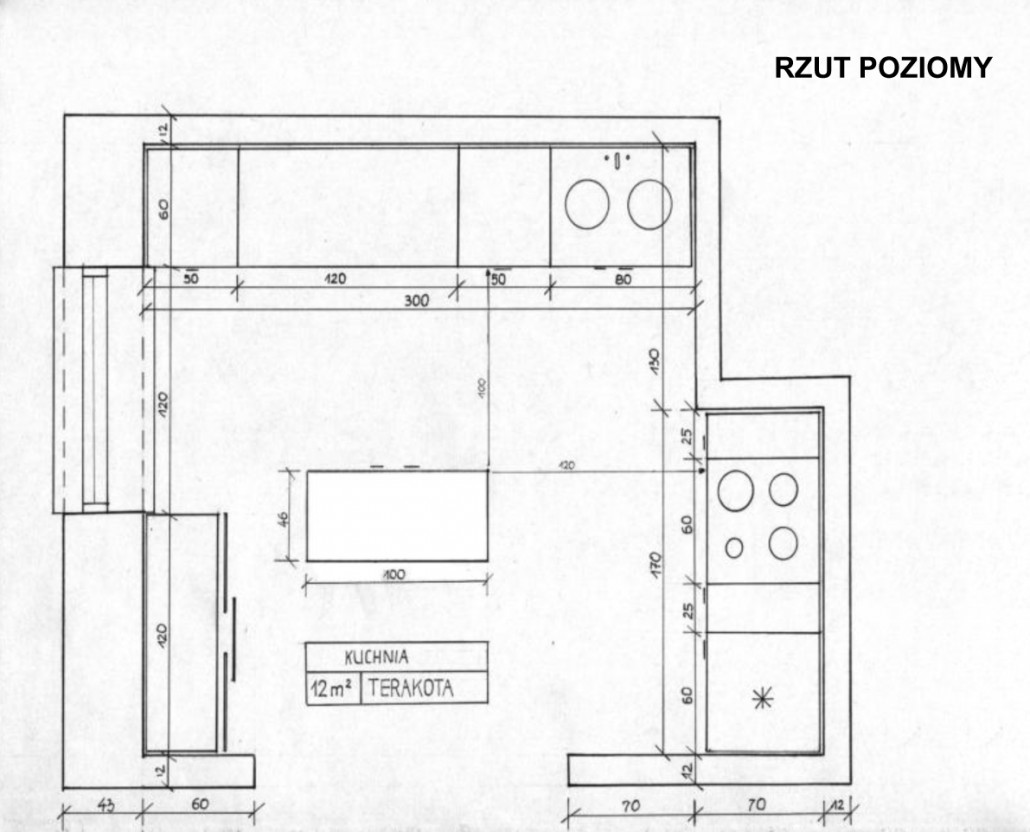 Na Rysunku Przedstawiony Jest Plan Kuchni