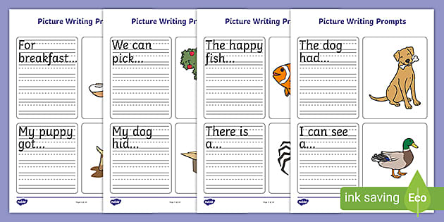 Use The Prompts To Write Sentences