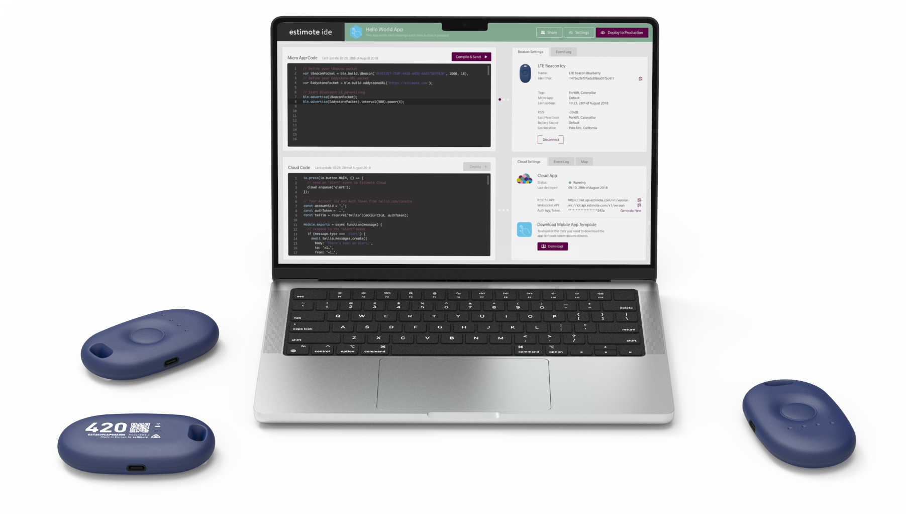 Estimote UWB Tags Strona Tytułowa Pracy Licencjackiej Uwb