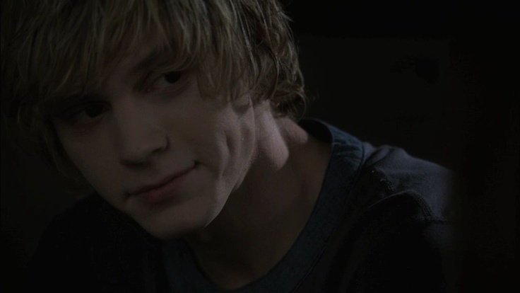 Evan Peters as Tate Langdon in season 1 | American Horror Story: Murder American Horror Story Murders House Tate