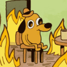 Everything Is Fine Meme GIFs | Tenor Everything Is Fine Dog Meme
