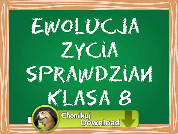 Ewolucja Zycia Sprawdzian Klasa 8 Nowa Era Pdf Odpowiedzi