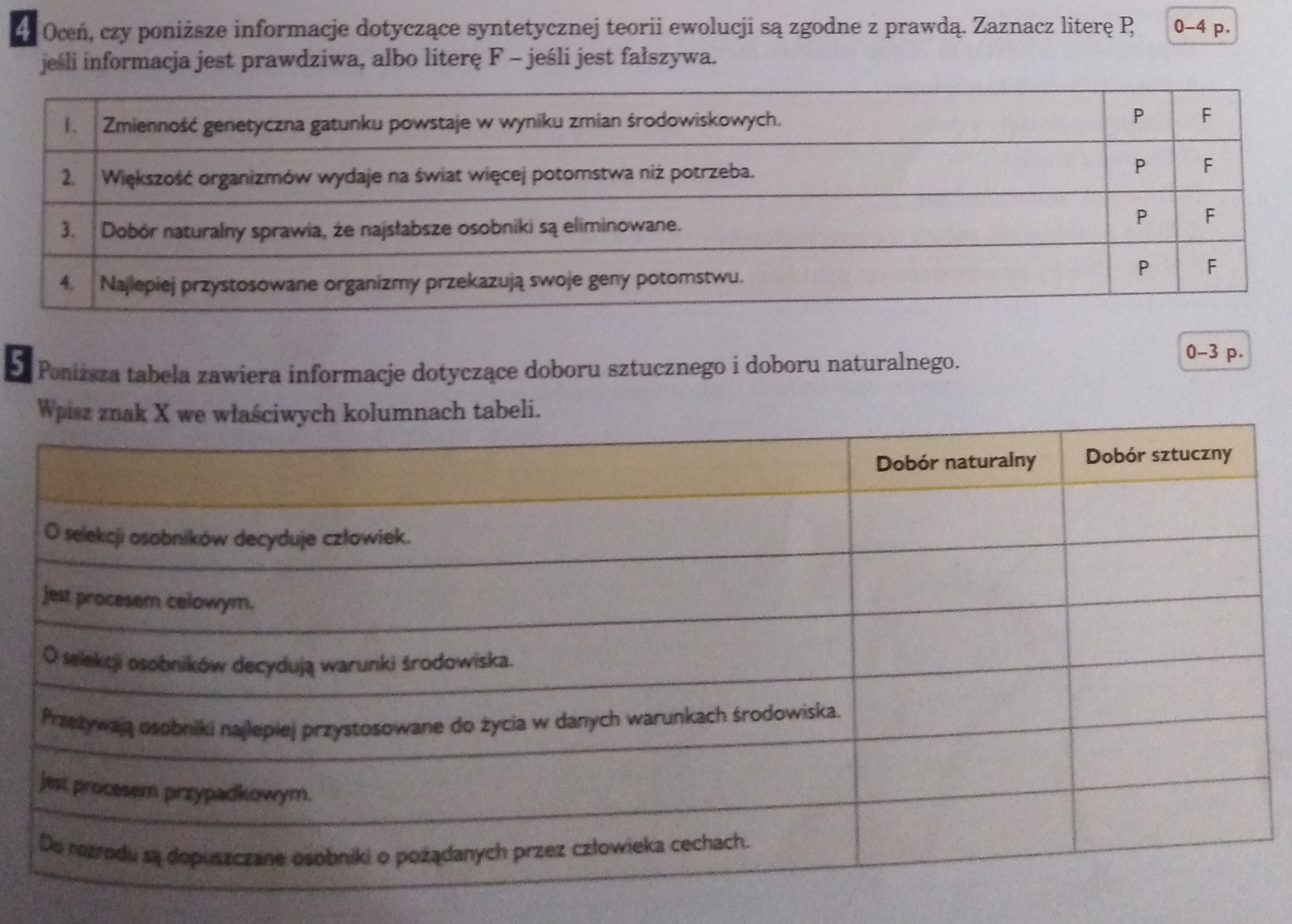 Ewolucja życia Zadania (2) w załączniku PROSZĘ O POMOC! DAJĘ NAJ Ewolucja Zycia Sprawdzian Klasa 8 Nowa Era Pdf Odpowiedzi