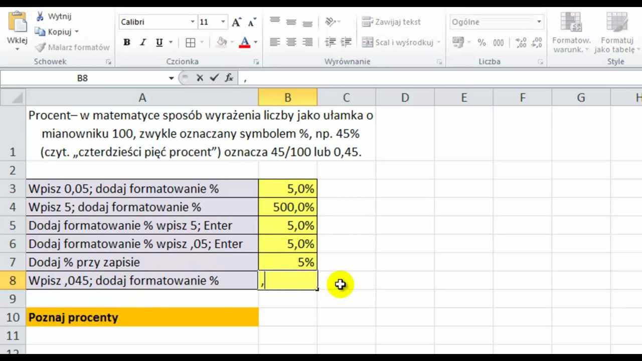 Zadania Z Procentów Klasa 7 Pdf