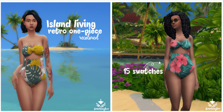 The Sims 4 Island Living Cc