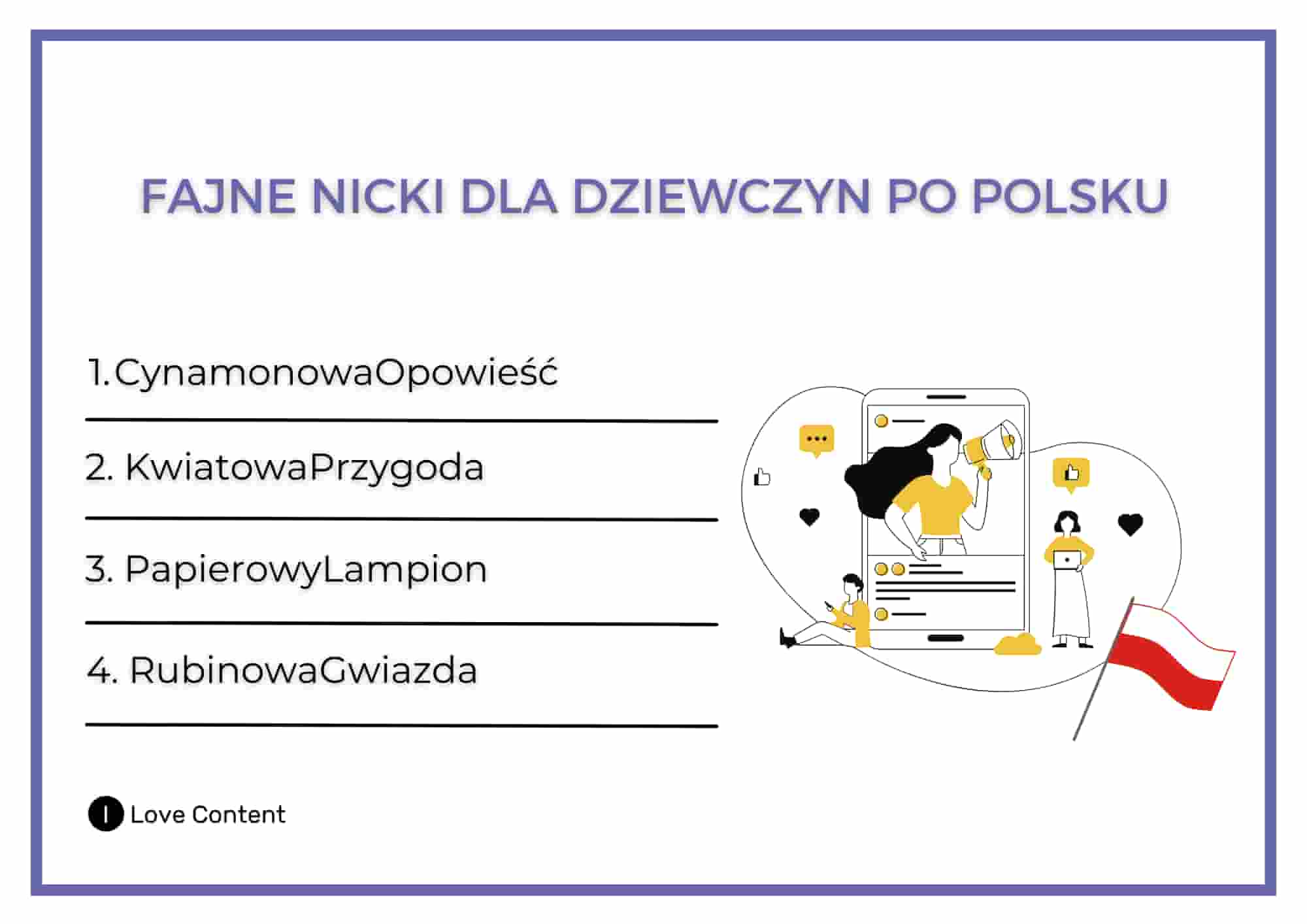 Fajne Nicki Dla Dziewczyn Po Polsku