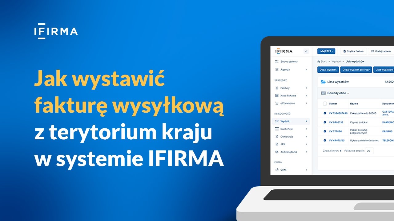 Faktura wysyłkowa w walucie obcej z terytorium kraju w systemie IFIRMA Przelew Zewnętrzny Nie Może Być Wykonany W Obcej Walucie