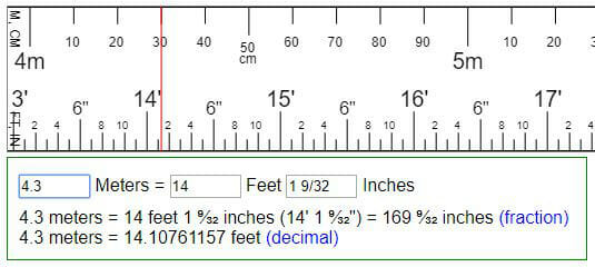 Feet Ukuran Kaki Ke Meter - Konversi Ukuran Satuan Panjang Feet Cm 1 55 Meters To Feet And Inches