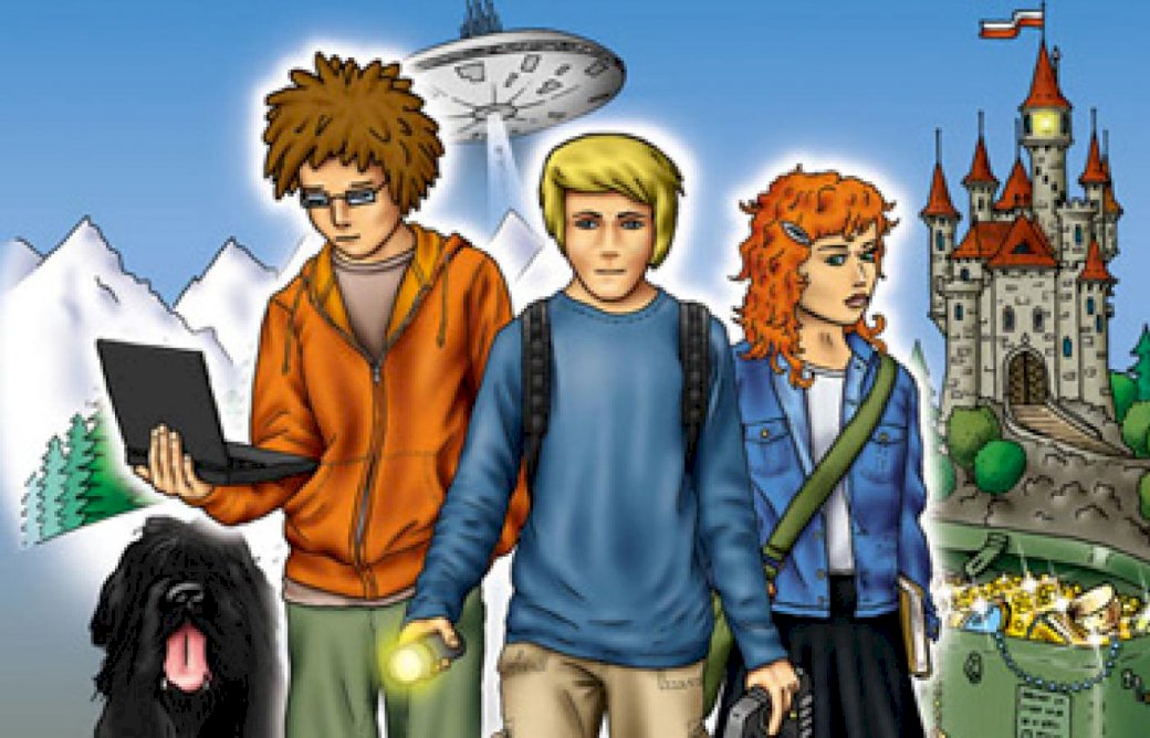 Felix, Net i Nika oraz GAng Niewidzialnych Ludzi - puzzle online Bohaterowie Felix Net I Nika Oraz Gang Niewidzialnych Ludzi