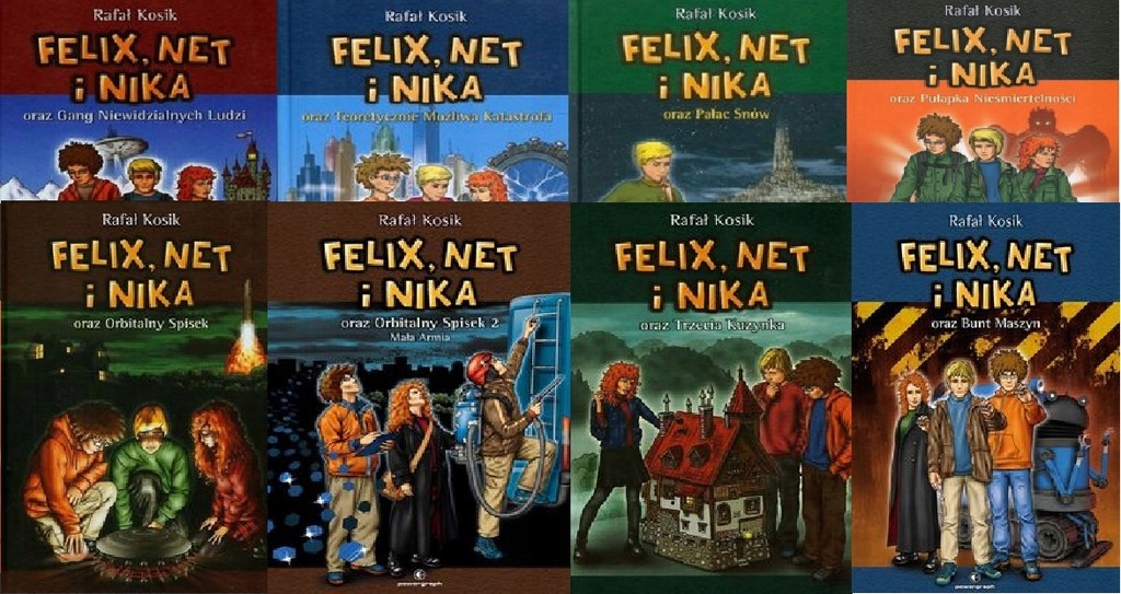 Felix Net i Nika t.1 +2+3+4+5+6+7+8 Kosik - 11606841439 - oficjalne Felix Net I Nika Wszystkie Czesci