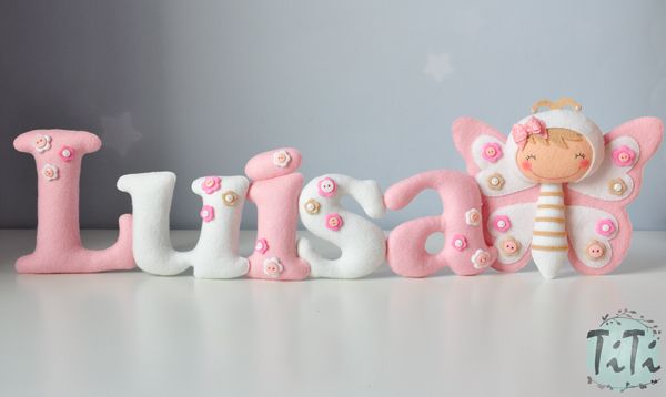 felt+name+banner+felt+butterfly+felt+garland+name+filcowy+napis+literki Rzadkie Imię Męskie Na 6 Liter