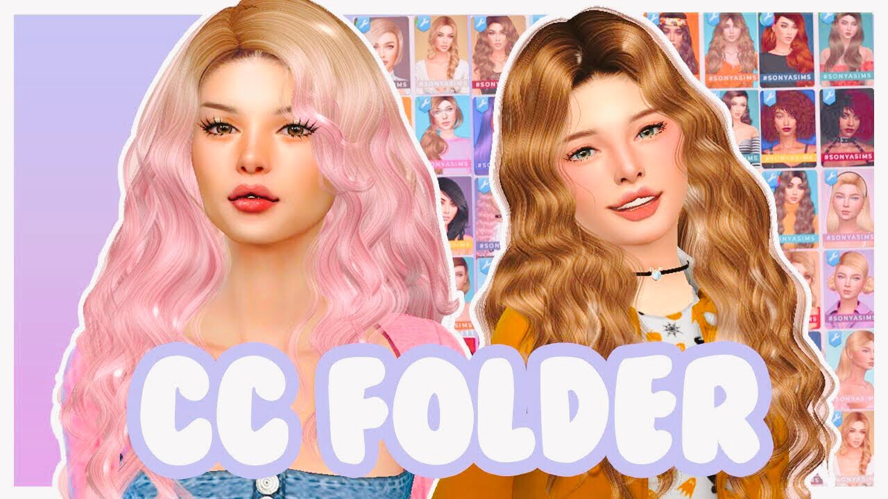 FEMALE/KIDS HAIR CC FOLDER🍦Sims 4: Female/Child SonyaSims Hair CC Sims 4 Hair Cc Folder