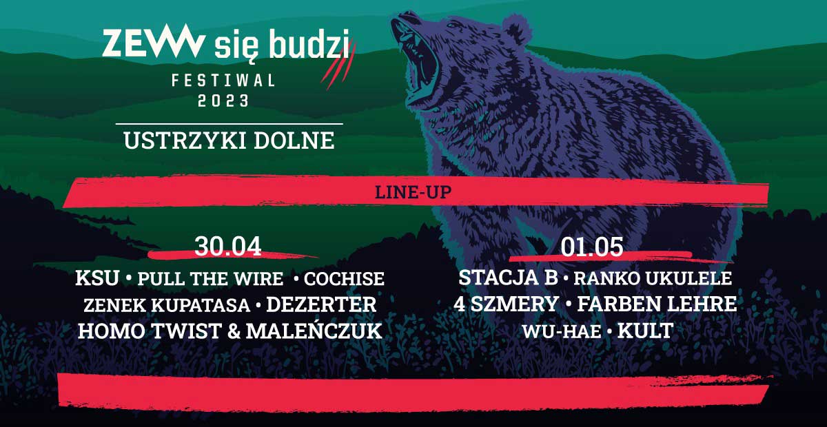 Festiwal ZEW się budzi 2023 - StolicaBieszczad Co To Znaczy Lew Sie W Kims Budzi