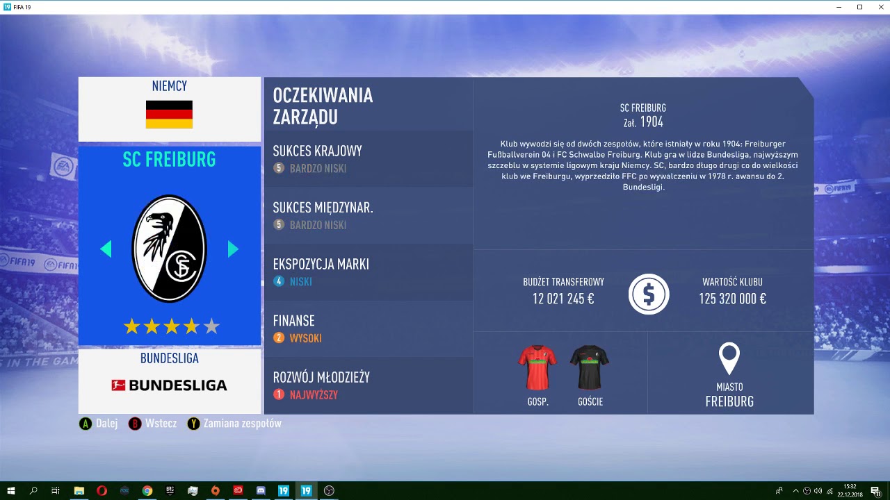 Ciekawe Kluby Do Kariery Fifa 19