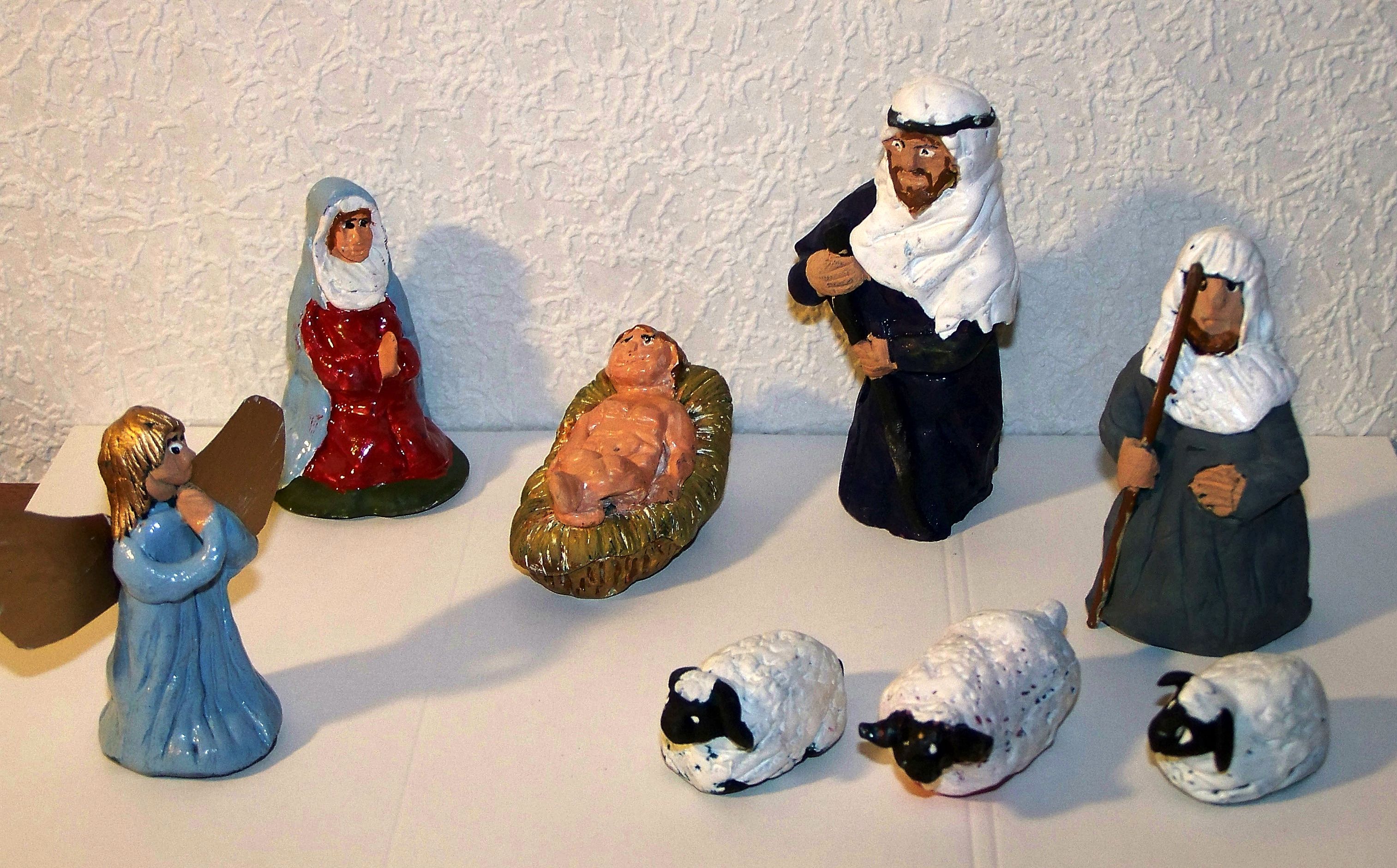 Figurki do szopki z modeliny | Painting, Art, Hobby Jak Zrobić Figurki Do Szopki Bożonarodzeniowej Z Masy Solnej