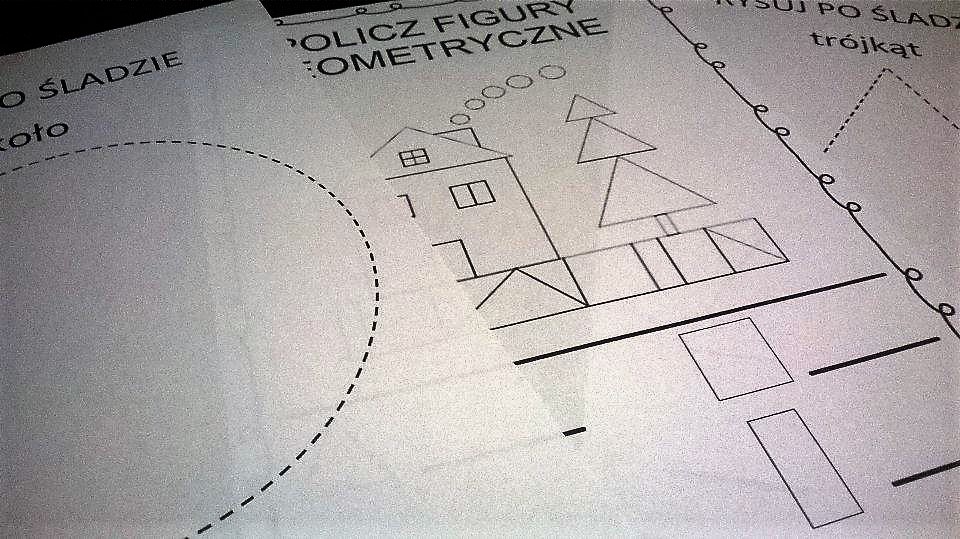 FIGURY GEOMETRYCZNE KARTY PRACY – zestaw 1 – Przedszkolankowo Figury Geometryczne Karty Pracy Klasa 1