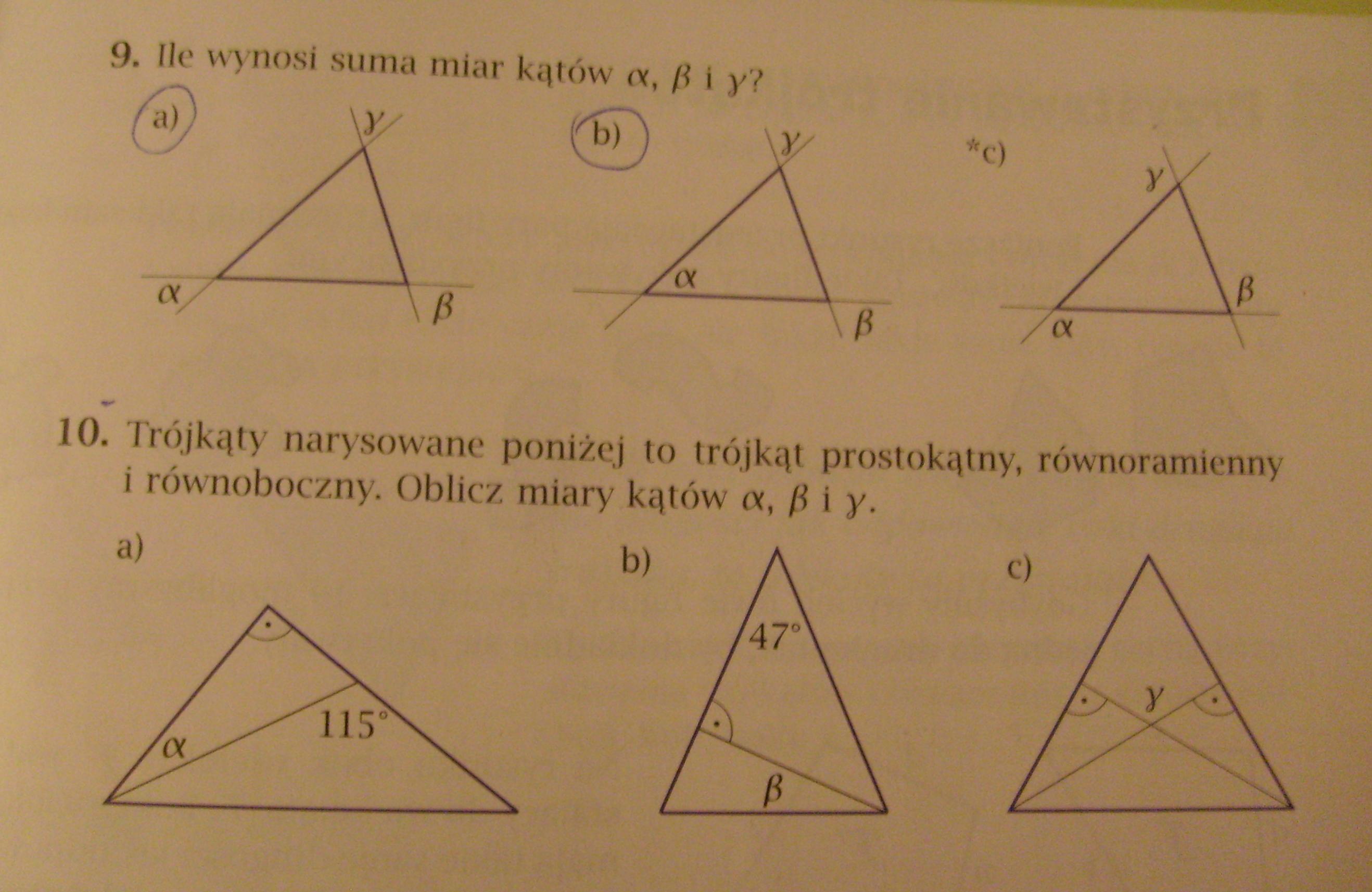 Figury Podobne 3 Gimnazjum Sprawdzian