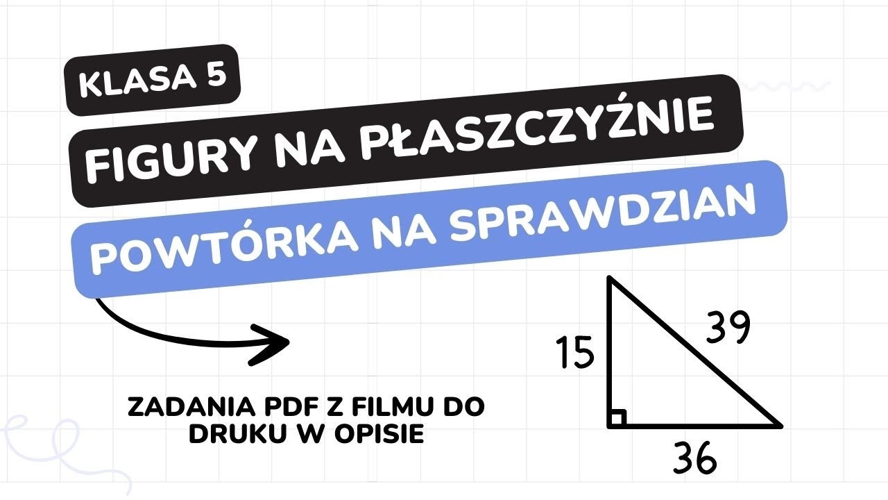Figury na płaszczyźnie - klasa 5 - GWO - Matematyka z plusem Figury Na Plaszczyznie Klasa 5 Sprawdzian Gwo Pdf