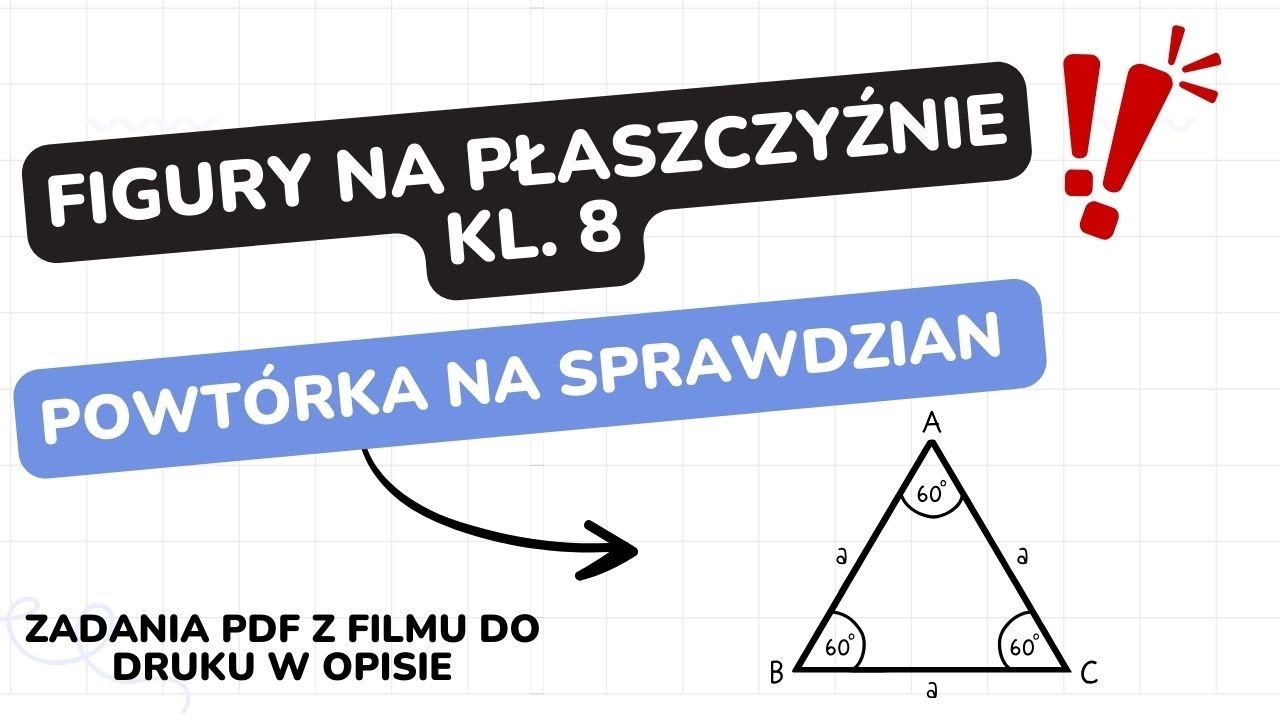 Figury na płaszczyźnie - klasa 8 - GWO - Matematyka z plusem Sprawdzian Figury Geometryczne Na Plaszczyznie Klasa 8 Pdf