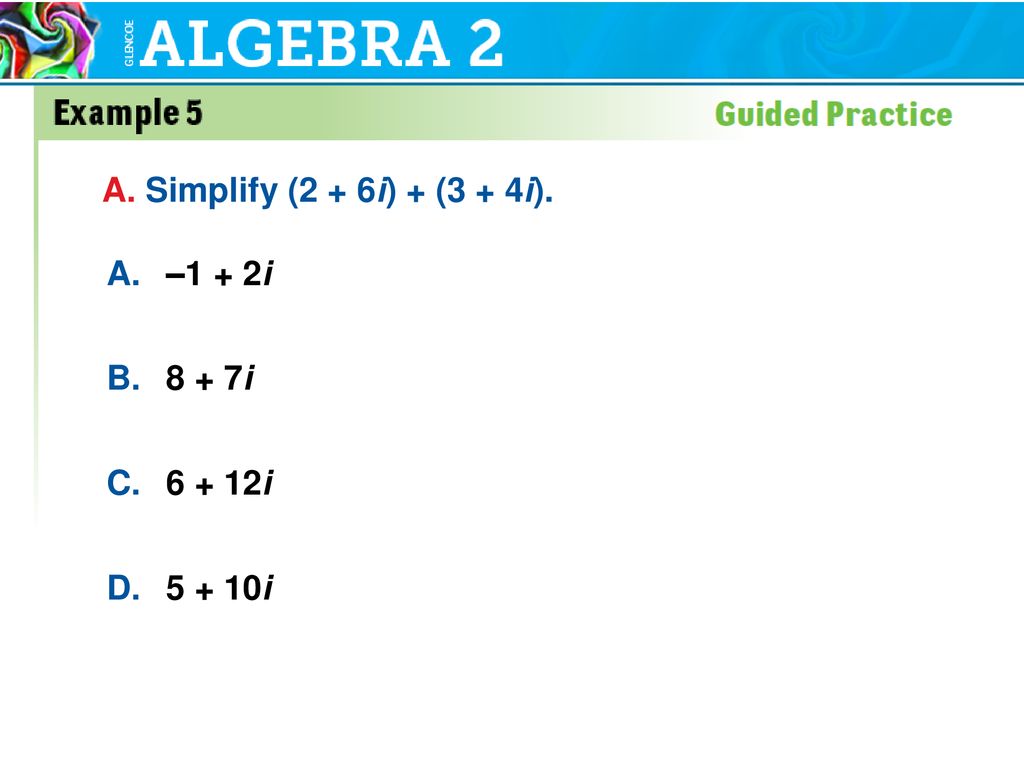 Simplify The Expression 3 I 2 6i