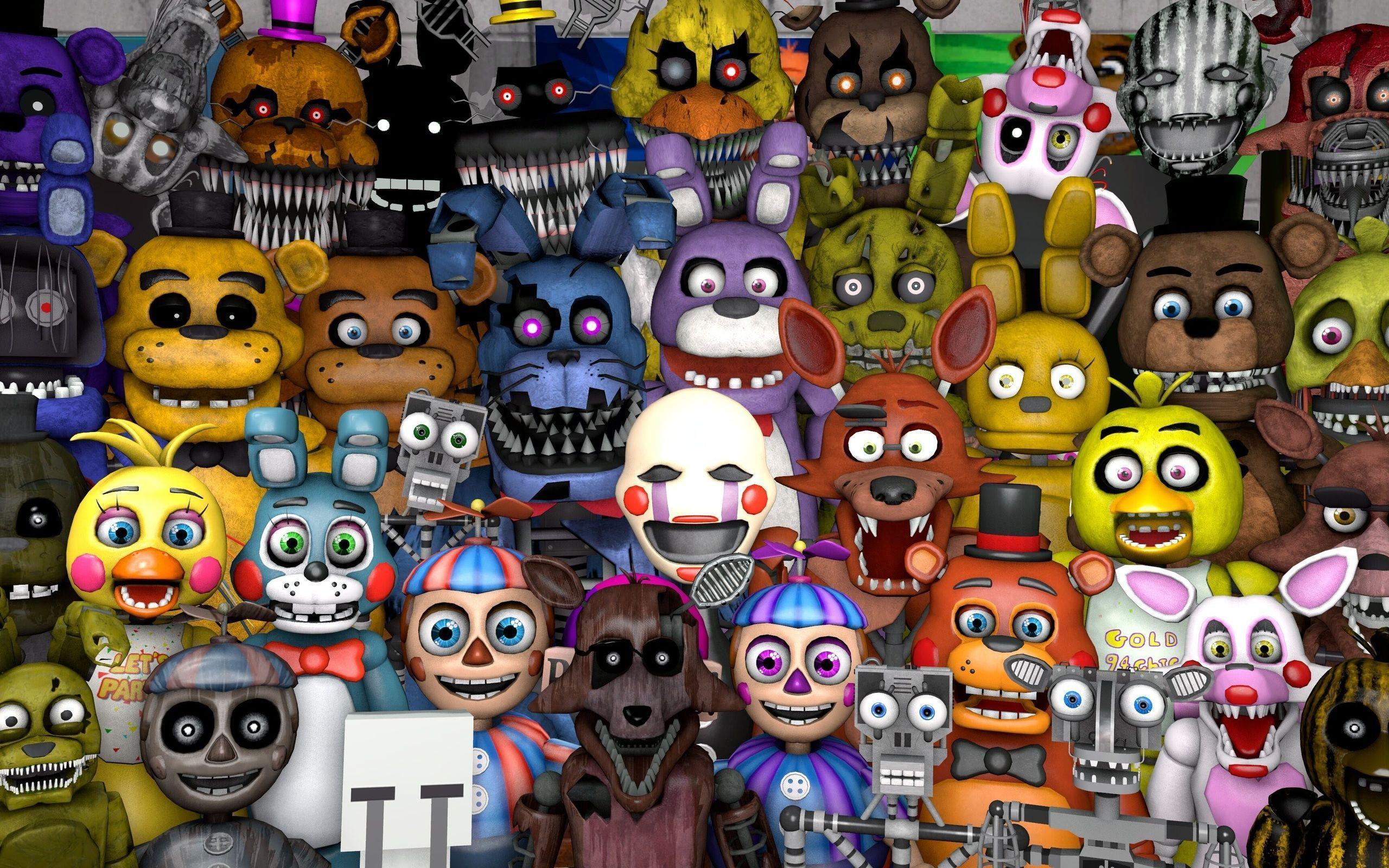Five Nights At Freddy's FNAF Wallpapers - Wallpaper Cave Postacie Z Five Nights At Freddy S
