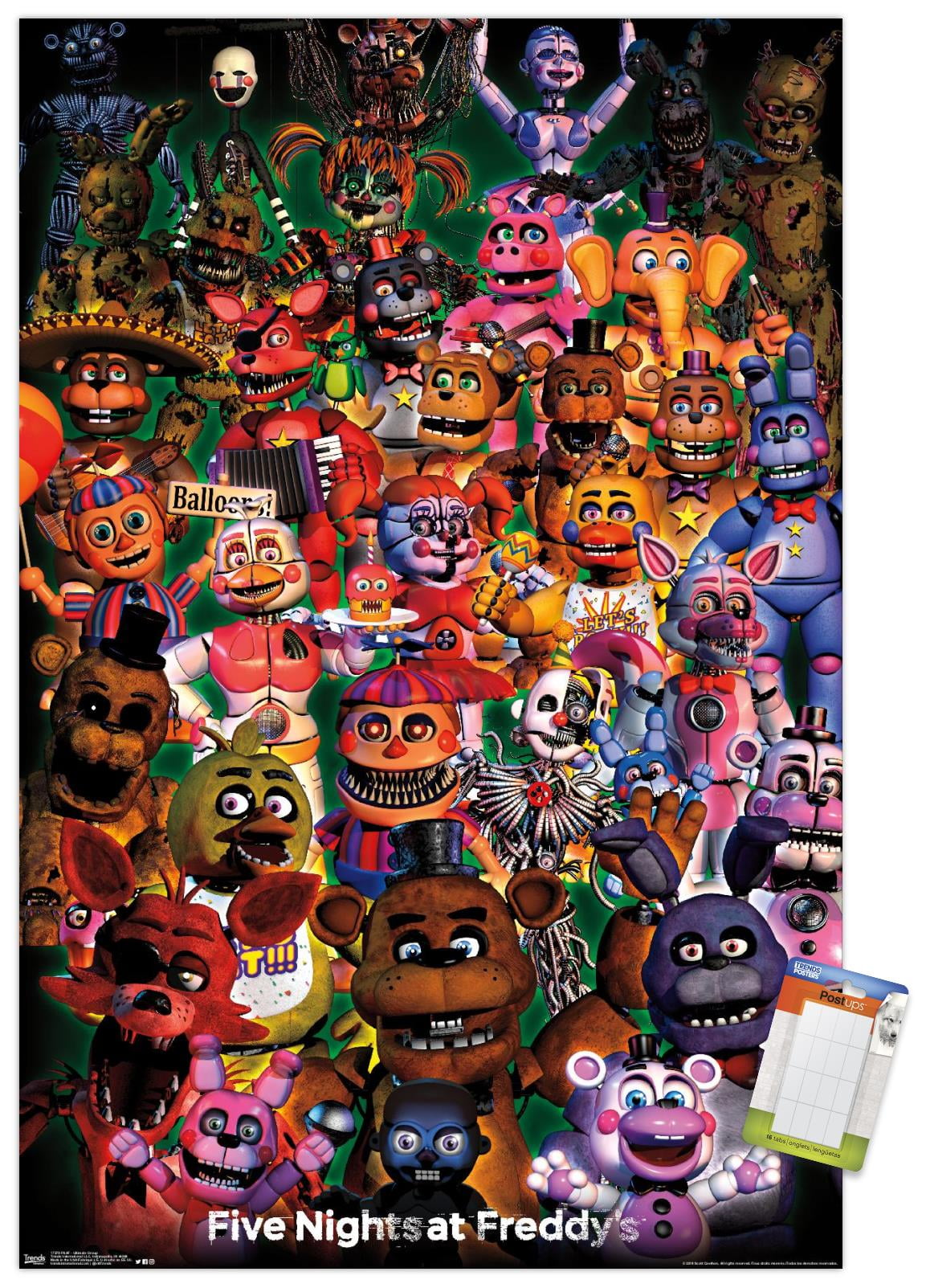 Five Nights At Freddys Wall