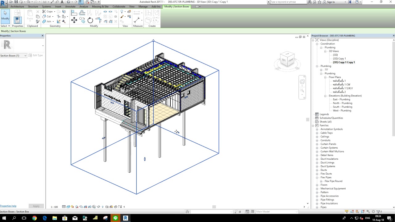 Revit Section Box Not Showing