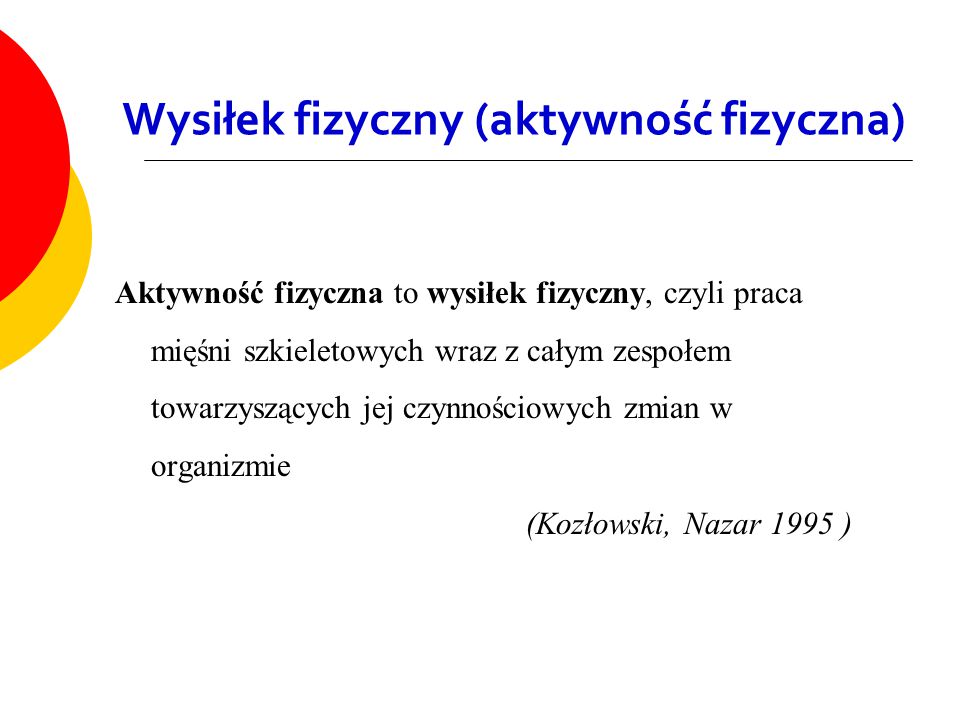 Fizjologiczne Podstawy Wysiłku Fizycznego Pdf