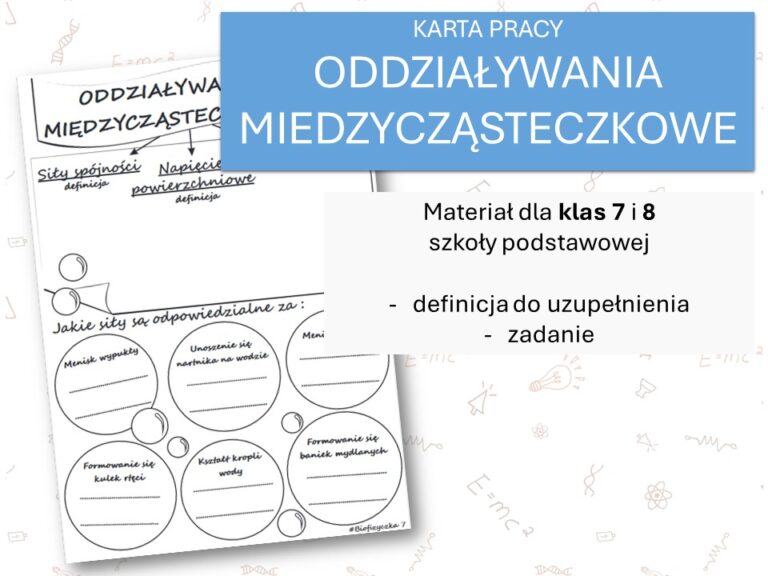 Sprawdzian Fizyka Klasa 7 Oddzialywania