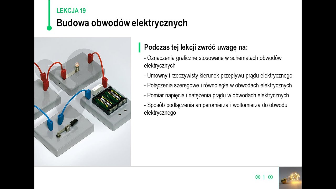 Fizyka - klasa 8 - Budowa obwodów elektrycznych - YouTube Sprawdzian Fizyka Klasa 8 Prad Elektryczny Nowa Era