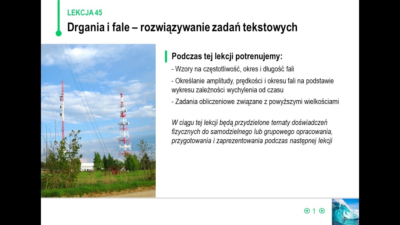 Drgania I Fale Sprawdzian Klasa 8 Nowa Era