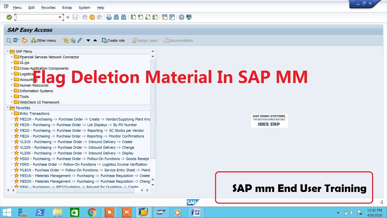 How To Remove Deletion Flag For Material In Sap
