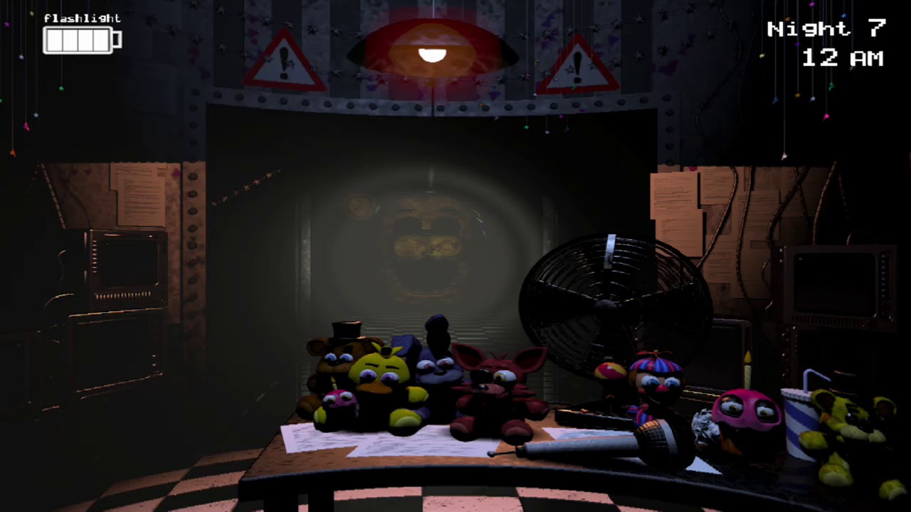 Golden Freddy Fnaf 2 Hallway
