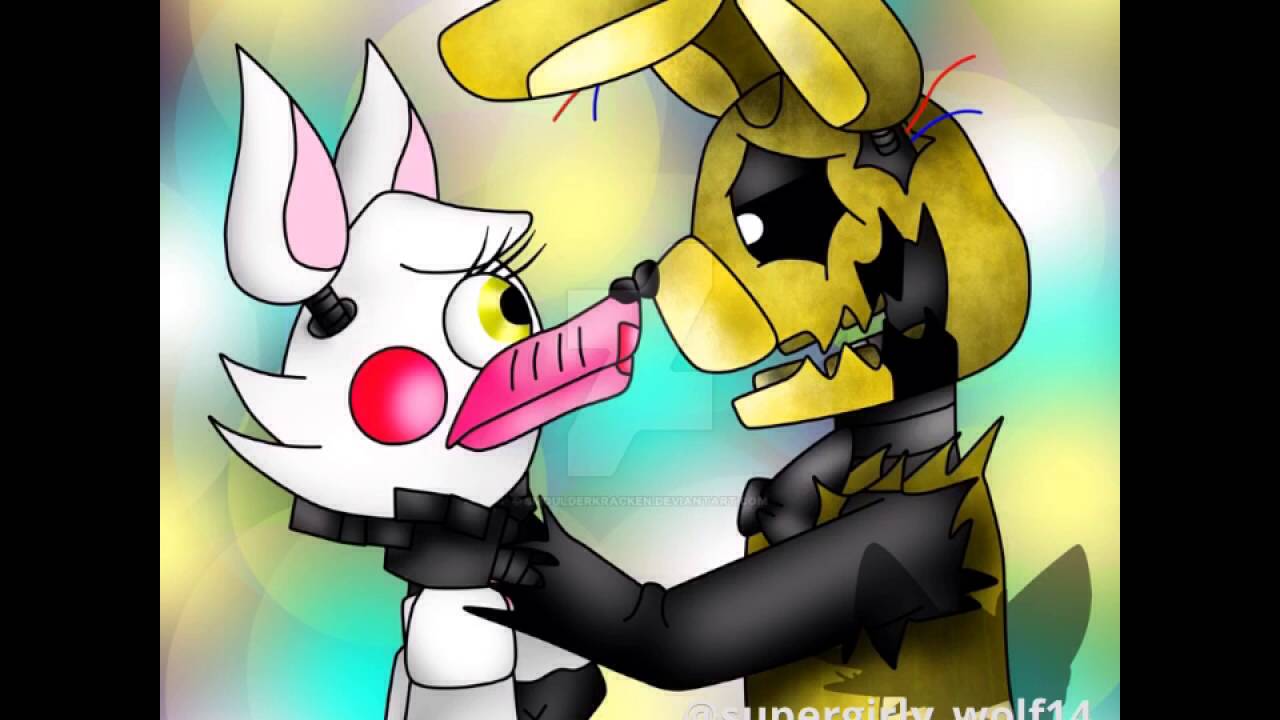 Fnaf Springtrap x mangle x foxy I really like you male version - YouTube Springtrap X Mangle X Foxy