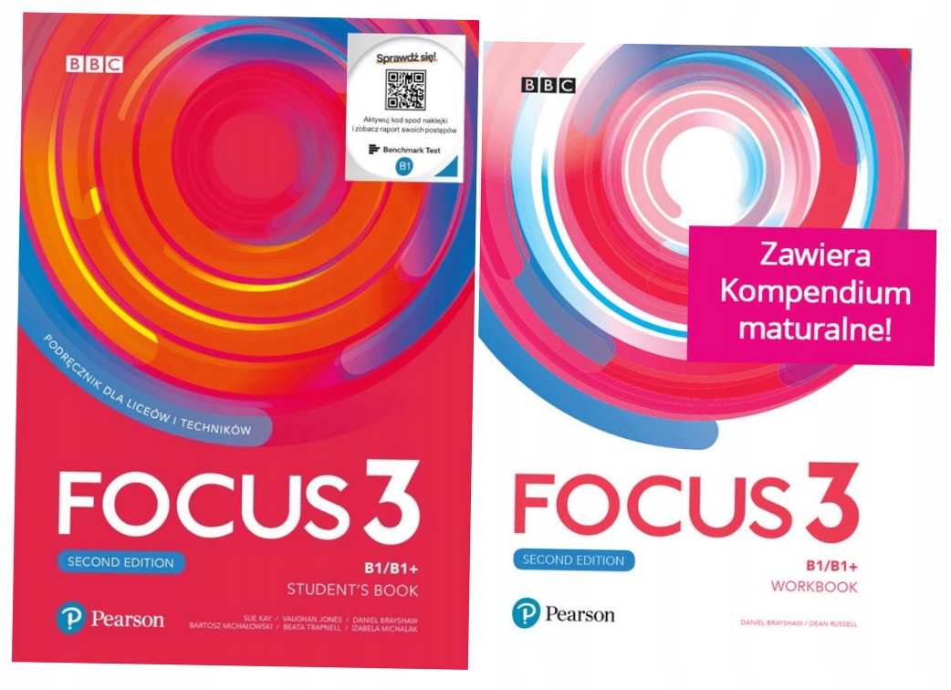 Focus 3 Second edition Podręcznik Ćwiczenia B1/B1+ (12324458314 Focus 3 Second Edition Testy