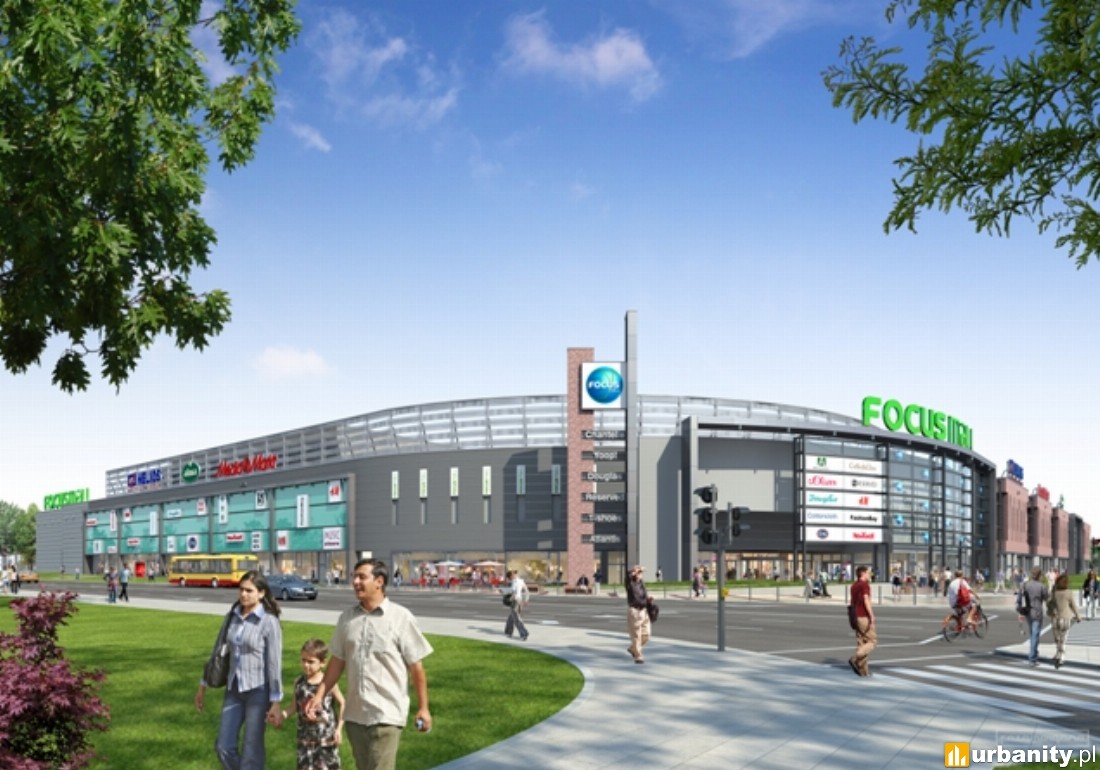 Focus Mall Piotrków Trybunalski Słowackiego 115/121 - inwestycja Focus Piotrków Trybunalski Media Markt