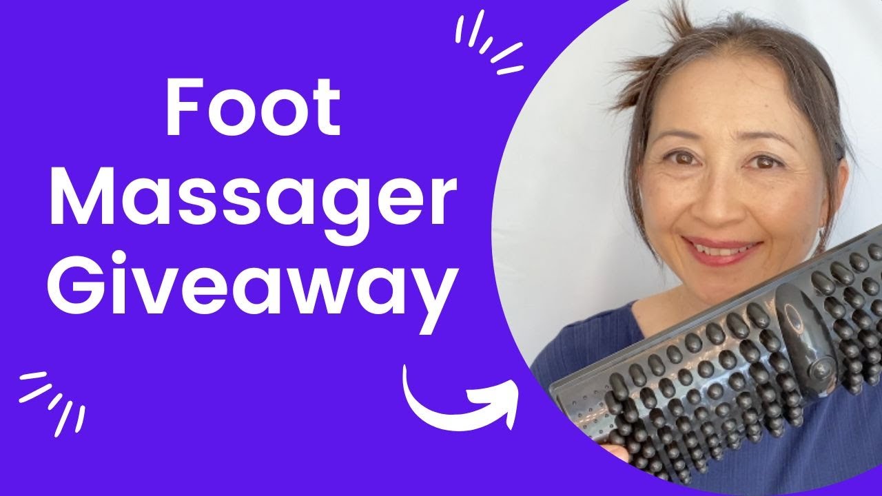 Foot Massager Giveaway - YouTube Ninon De Lenclos Beauty Secrets