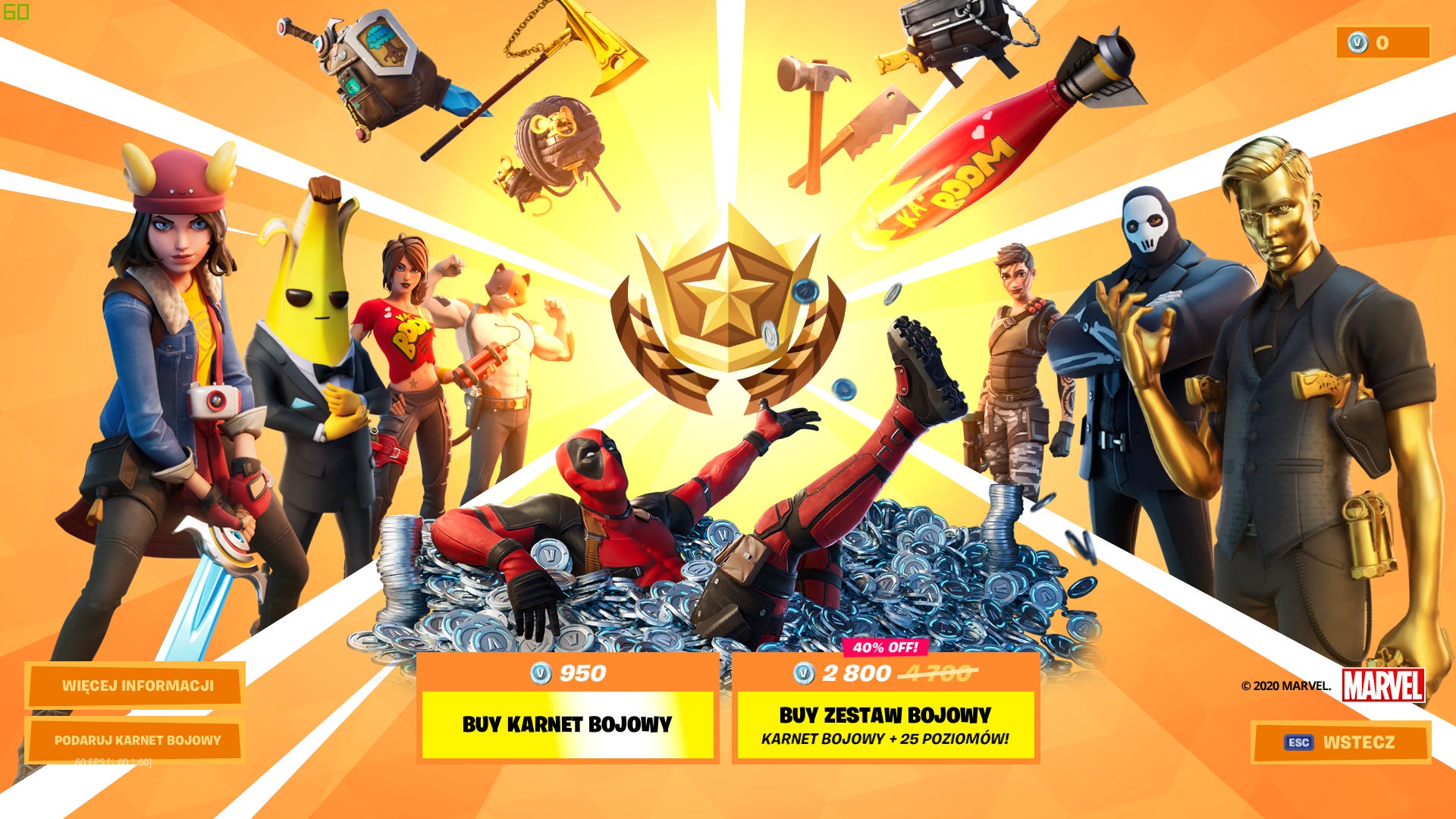 Karnet Bojowy Fortnite Sezon 2 Rozdział 3