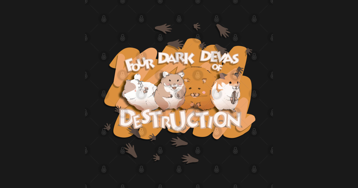 Four Dark Devas of Destruction - Destruction - Kids Hoodie | TeePublic Four Dark Devas Of Destruction