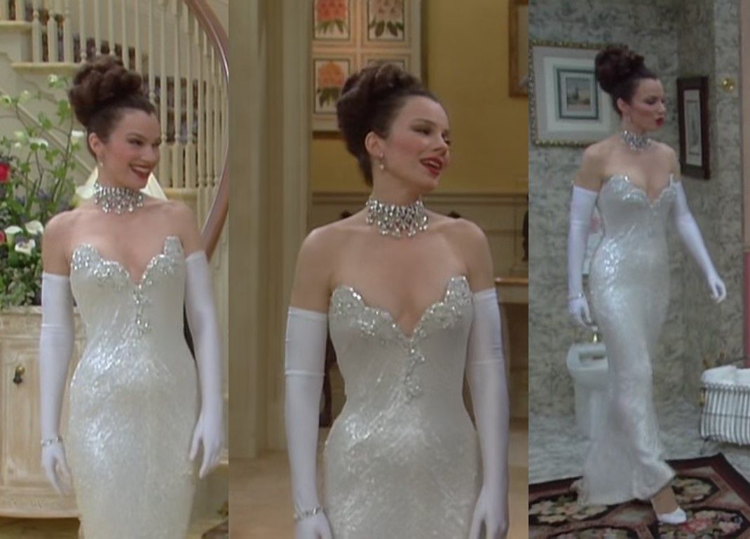 Fran Drescher The Nanny Wedding Dress