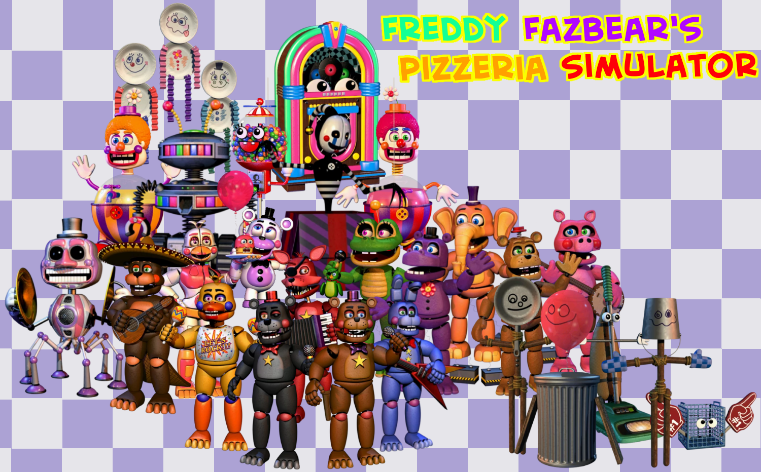 Freddy Fazbear's Pizzeria Simulator Poster by domobfdi on DeviantArt Five Nights At Freddy S Pizzeria Simulator
