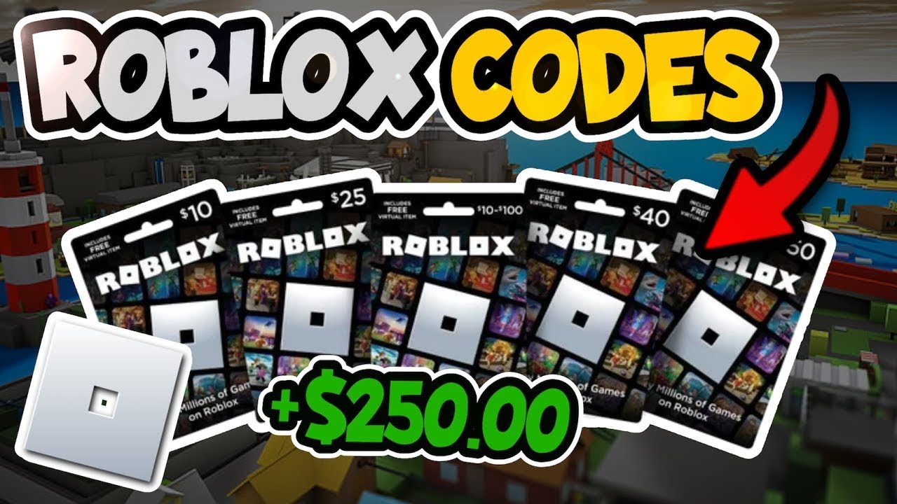 Free Roblox Gift Cards Codes - Free Robux Codes [2025] - YouTube Roblox Gift Card Free Codes